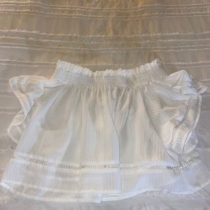 White Off the Shoulder Blouse